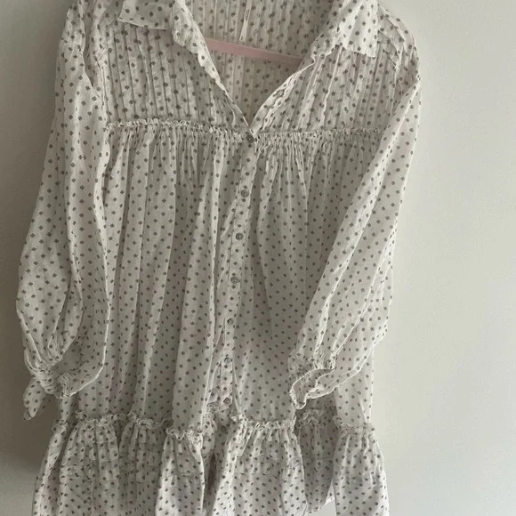 Free People Long Sleeve Mini Dress - Picture 2 of 7